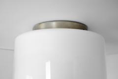  Taito Oy Pair of Opal Glass Ceiling Lights by Paavo Tynell for Taito Finland 1930s - 4398889