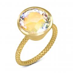  Talkative 7 41 carat Finest Diamond Cut Rainbow Moonstone Solitaire Ring Talkative 2025 - 4711170