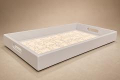  Taller Maya Large Butterflies Decorative Tray Lacquered Wood Ensamble Artesano - 4597050