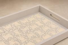  Taller Maya Large Butterflies Decorative Tray Lacquered Wood Ensamble Artesano - 4597054