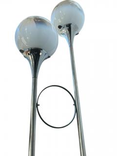  Targetti Sankey Mid Century Chrome and Glass floor lamp By Targetti - 4423158