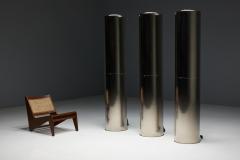  Targetti Sankey Monumental Stainless Steel Uplighters by Targetti Italy 1970s - 4421662