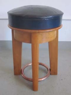  Taubmann Rare Pair of French 1930s Stools by Taubmann - 4102679