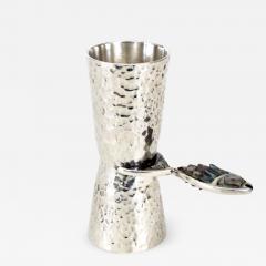  Taxco Los Castillos Taxco Mexico Sterling Silver Liquor Jigger With Abalone Handle - 795179