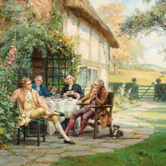  Tea at the Vicarage by Margaret Dovaston dated 1952 - 2172140