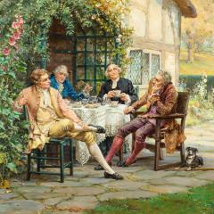  Tea at the Vicarage by Margaret Dovaston dated 1952 - 2172141