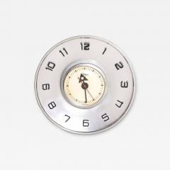  Telechron Mid Century Brushed Aluminum Bakelite Telechron Saucer Wall Clock Model 2H101 - 4440668