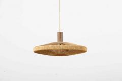  Temde Leuchten 1 of 2 Large Temde Sisal Pendant Lamp - 2904486