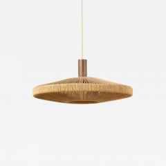  Temde Leuchten 1 of 2 Large Temde Sisal Pendant Lamp - 2906151