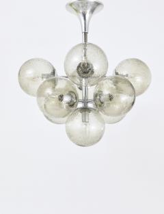  Temde Leuchten E R Nele Temde Atomic Sputnik Chandelier Chromed Space Age Tulip Pendant Lamp - 4506156