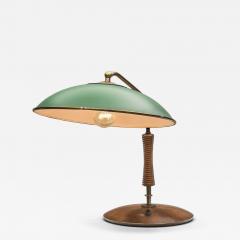  Temde Leuchten Lamp with Acrylic Shade by Temde Leuchten Switzerland 1st Half of the 20th C - 4692022