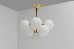  Temde Leuchten Sputnik Chandelier for Temde Leuchten by Max Bill Nele Switzerland 1960s - 3119236