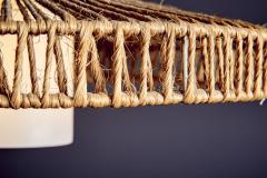  Temde Leuchten Temde Sisal and Teak Pendant Lamp - 4391606