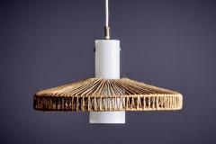  Temde Leuchten Temde Sisal and Teak Pendant Lamp - 4391609