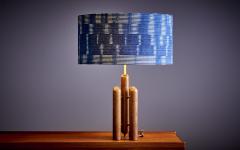  Temde Leuchten Temde Table Lamp in Oak Switzerland 1960s - 3223028