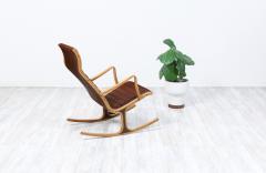  Tendo Mokko Tendo Mokko Heron Cognac Leather Lounge Chair with Ottoman - 3429221