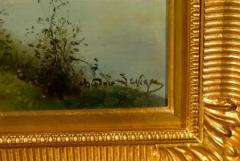  Th odore Levigne French Realist Oil on Canvas Cow Painting Signed by Th odore Levigne circa 1880 - 3415478
