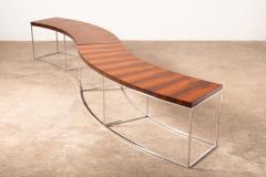  Thayer Coggin 2 Sofa Console Tables in Brazilian Rosewood by Milo Baughman for Thayer Coggin - 3987755