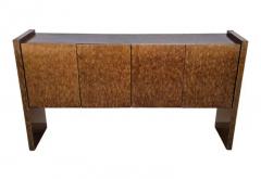  Thayer Coggin Mid Century Modern Milo Baughman with Burl Tortoise Shell Credenza or Buffet - 3708527