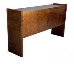  Thayer Coggin Mid Century Modern Milo Baughman with Burl Tortoise Shell Credenza or Buffet - 3708560