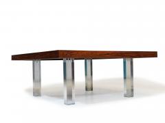  Thayer Coggin Milo Baughman Brazilian Rosewood and Lucite Coffee Table - 3058026