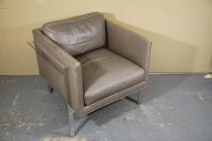  Thayer Coggin Milo Baughman Design for Thayer Coggins Leather Drop In Lounge Chair - 1913910