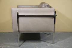  Thayer Coggin Milo Baughman Design for Thayer Coggins Leather Drop In Lounge Chair - 1913917
