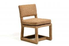  Thayer Coggin Milo Baughman Set of 8 Parsons Dining Chairs in Latte Boucl by Thayer Coggin - 4222833