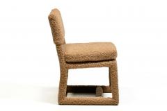  Thayer Coggin Milo Baughman Set of 8 Parsons Dining Chairs in Latte Boucl by Thayer Coggin - 4222834
