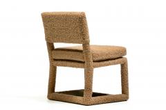  Thayer Coggin Milo Baughman Set of 8 Parsons Dining Chairs in Latte Boucl by Thayer Coggin - 4222835