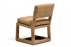  Thayer Coggin Milo Baughman Set of 8 Parsons Dining Chairs in Latte Boucl by Thayer Coggin - 4222837