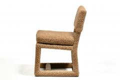  Thayer Coggin Milo Baughman Set of 8 Parsons Dining Chairs in Latte Boucl by Thayer Coggin - 4222838