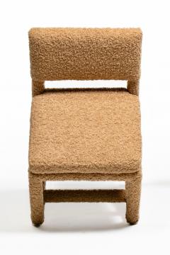  Thayer Coggin Milo Baughman Set of 8 Parsons Dining Chairs in Latte Boucl by Thayer Coggin - 4222841