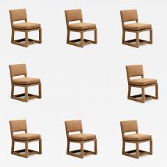  Thayer Coggin Milo Baughman Set of 8 Parsons Dining Chairs in Latte Boucl by Thayer Coggin - 4225679