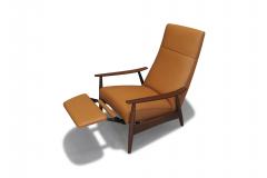  Thayer Coggin Milo Baughman for Thayer Coggin Walnut Recliner Lounge Chair - 3434791