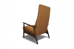  Thayer Coggin Milo Baughman for Thayer Coggin Walnut Recliner Lounge Chair - 3434796