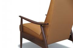  Thayer Coggin Milo Baughman for Thayer Coggin Walnut Recliner Lounge Chair - 3434797