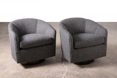  Thayer Coggin Swivel Lounge Chairs by Milo Bauhman for Thayer Coggin - 4331549