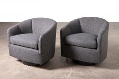  Thayer Coggin Swivel Lounge Chairs by Milo Bauhman for Thayer Coggin - 4331550