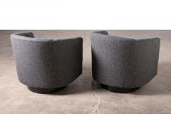  Thayer Coggin Swivel Lounge Chairs by Milo Bauhman for Thayer Coggin - 4331551