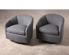 Thayer Coggin Swivel Lounge Chairs by Milo Bauhman for Thayer Coggin - 4331553