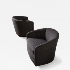 Thayer Coggin Swivel Lounge Chairs by Milo Bauhman for Thayer Coggin - 4332498