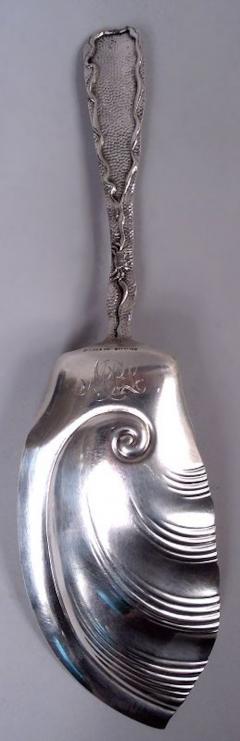 The Duhme Company Duhme American Japonesque Sterling Silver Fish Serving Fork Slice - 4253197