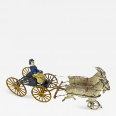  The Harris Toy Company Goat Drawn Lady Driver American Toy by Harris Toy Company circa 1903 - 626501