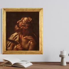  The Holy Bible Biblical Religious oil painting on canvas of Saint Bartholomew from the 17th century - 3931405