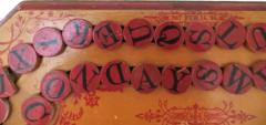  The Instructive Toy Company Vintage Toy Wooden Spelling Board American circa 1890 - 3142279