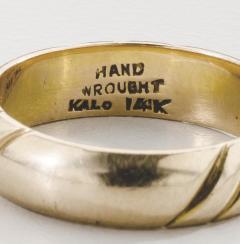  The Kalo Shop American Arts Crafts Kalo Gold Band - 291890