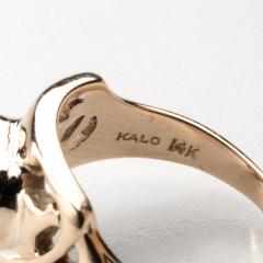  The Kalo Shop Arts Crafts Montana Sapphire 14kt Gold by The Kalo Shops - 4446709