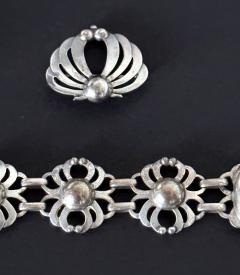  The Kalo Shop Rare Sterling Silver Jewelry Suite by The Kalo Shop - 4472736