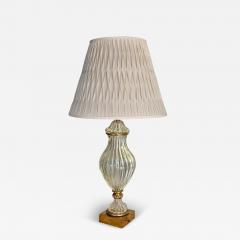  The Marbro Lamp Company Mid Century Modern Marbro Murano Glass Designer Table Lamp - 4242177